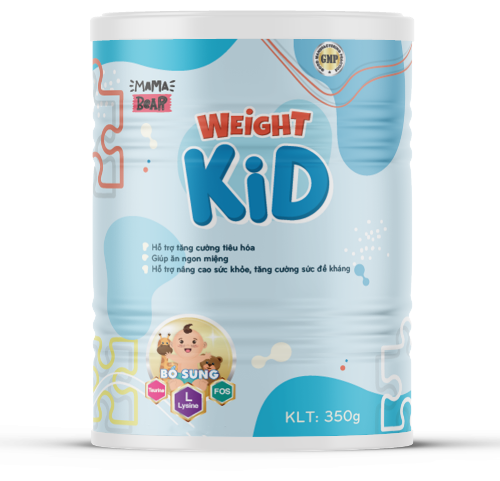 Weight Kid - dòng sữa chuyên tăng cân cho bé còi cọc, biến ăn