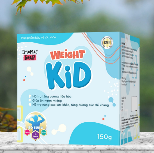 Weight Kid - giúp hệ tiêu hóa non nớt của bé hấp thu tối đa chất dinh dưỡng