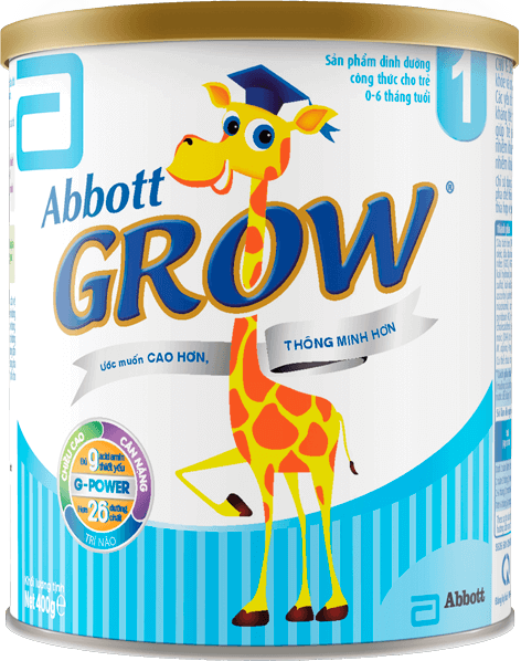 Sữa bột Abbott Grow 1 dành cho bé từ 0 đến 6 tháng tuổi